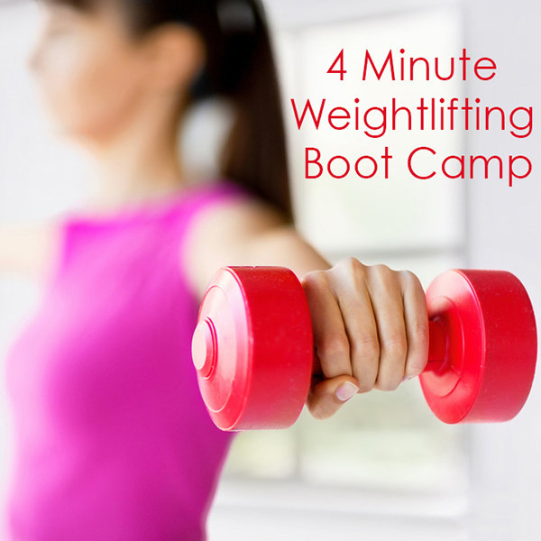 4 Minute Weightlifting Boot Camp