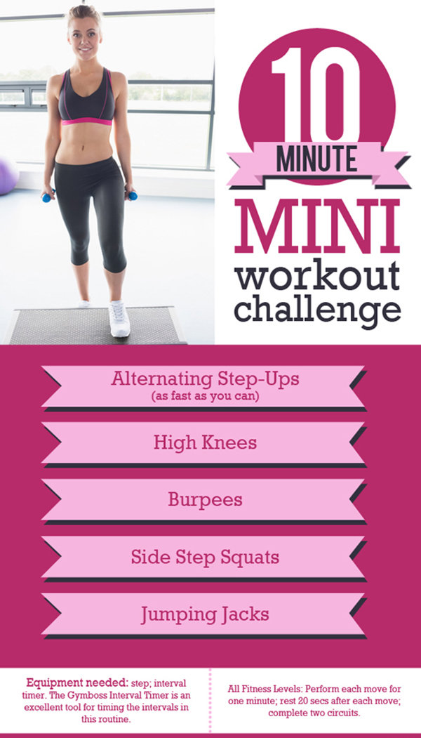 10 Minute Mini Workout Challenge 