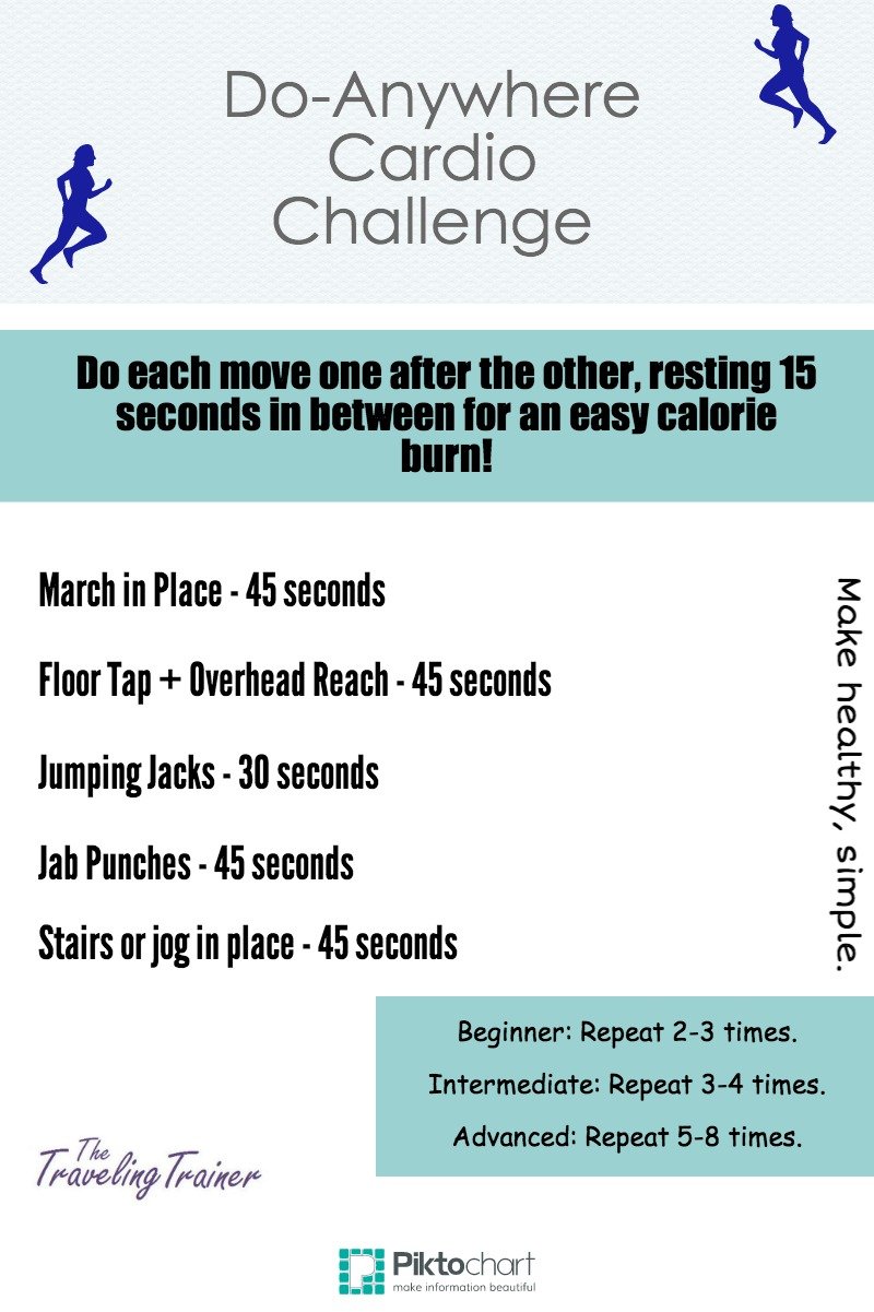 Do-Anywhere Cardio Workout Challenge