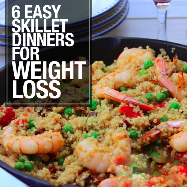 6 Easy Skillet Dinners for Weight Loss