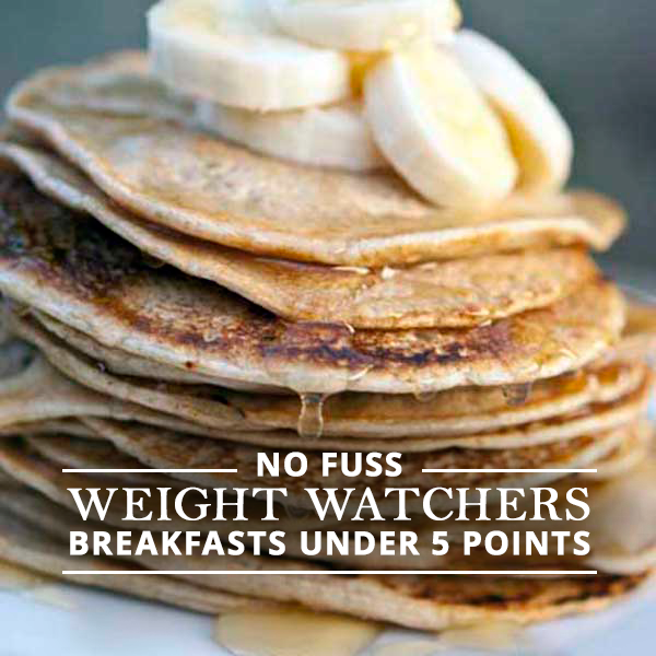 5 Weight Watchers Breakfasts with 5 Points or Less