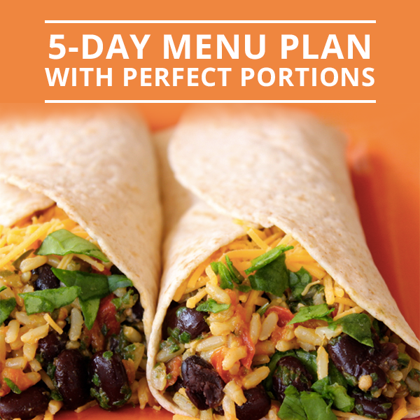 5-Day Menu Plan with Perfect Portions