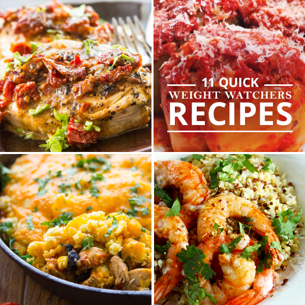 11 Quick Weight Watchers Recipes