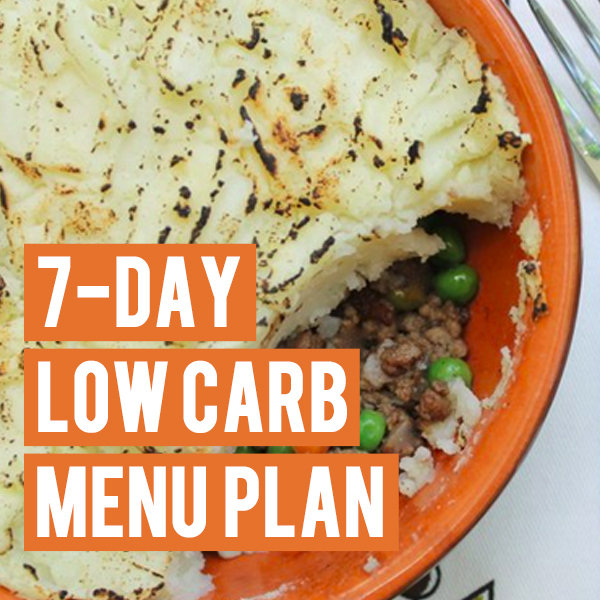 7-Day Low Carb Menu Plan